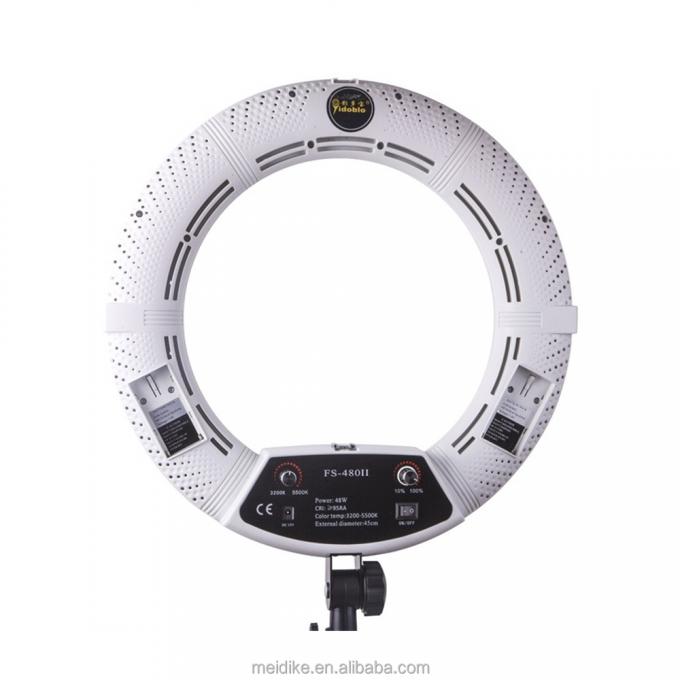 FD-480II التصوير الفوتوغرافي حلقة سيلفي ملء الضوء الفلوغ الفيديو حلقة الضوء يوتيوب مع مرآة 0